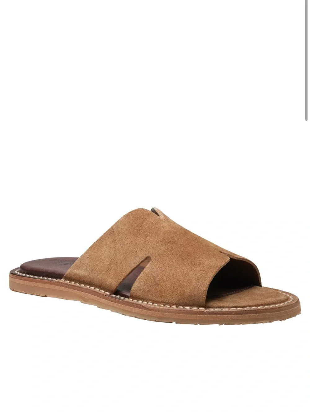 Astorflex 1820 Haichflex Men's Brown Suede Slide Sandals - Casual Slip-On